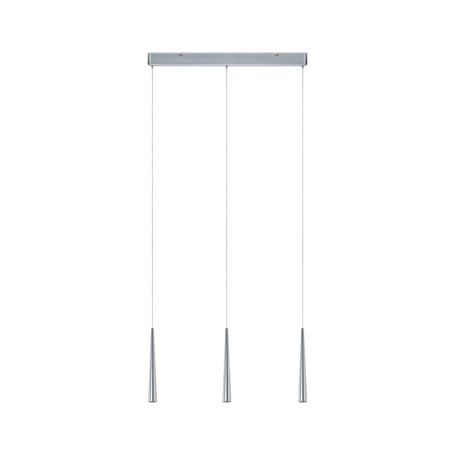 Paulmann LED Pedelleuchte Gutta 3-flammig 3x7W Alu gebürstet dimmbar