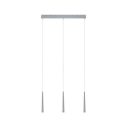 Paulmann LED Pedelleuchte Gutta 3-flammig 3x7W Alu gebürstet dimmbar