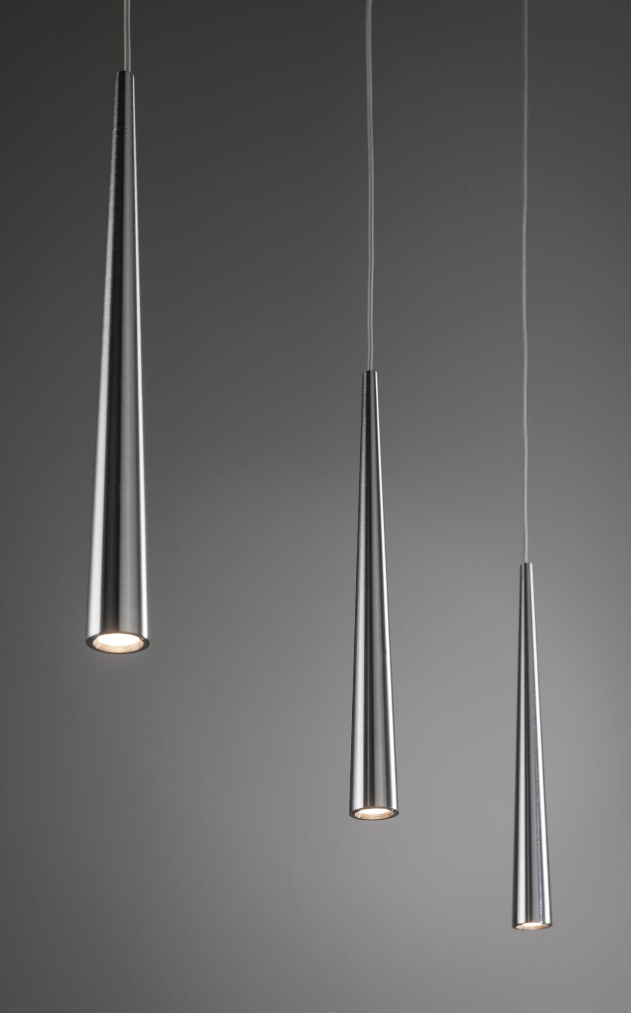Paulmann LED Pedelleuchte Gutta 3-flammig 3x7W Alu gebürstet dimmbar