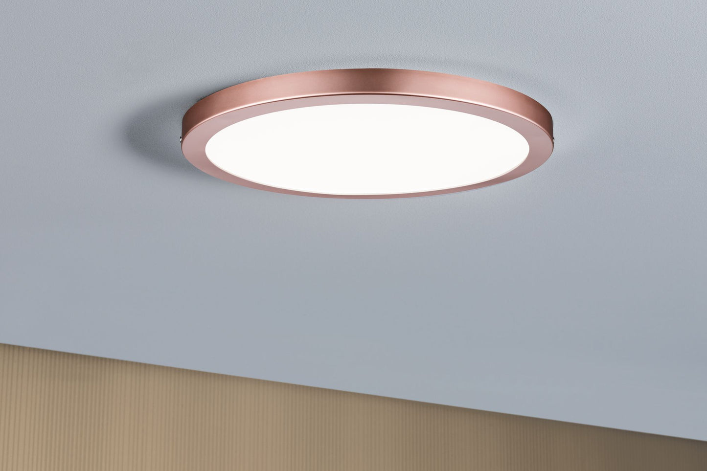 Paulmann WallCeiling Atria LED-Panel 300mm 19W 4000K Rosegold 230V Kunststoff