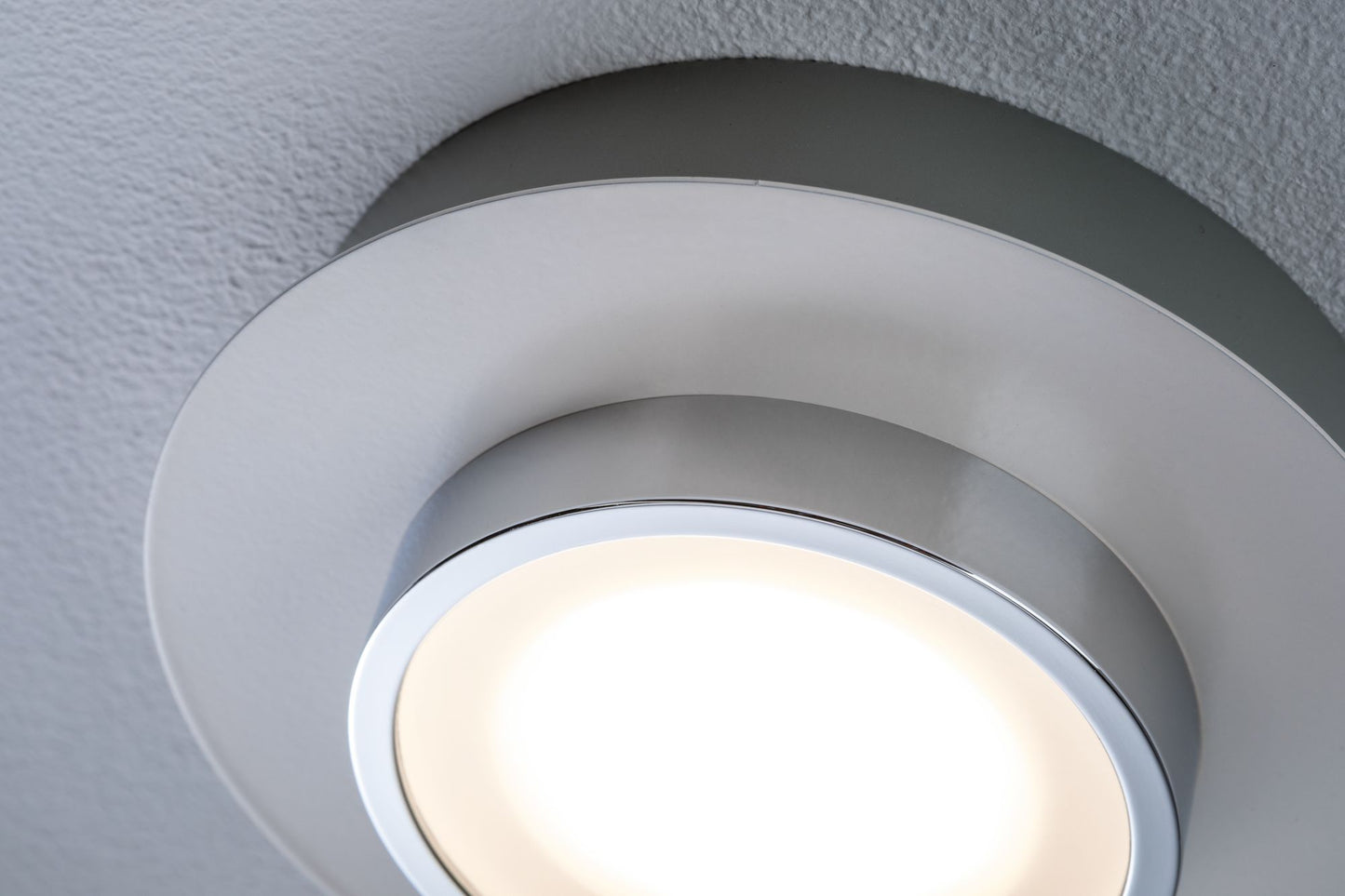 Paulmann WallCeiling Liao LED 1x4,7W Weiß matt Chrom 230V Metall