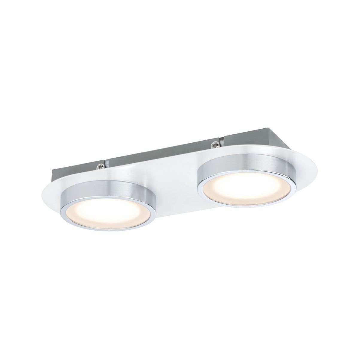 Paulmann WallCeiling Liao LED 1x9,4W Weiß matt Chrom 230V Metall