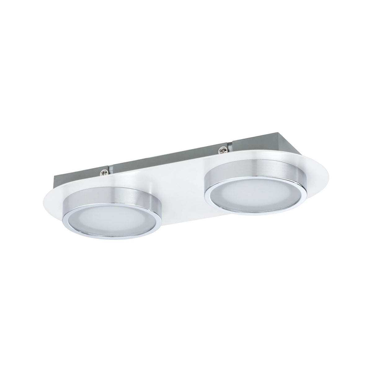 Paulmann WallCeiling Liao LED 1x9,4W Weiß matt Chrom 230V Metall