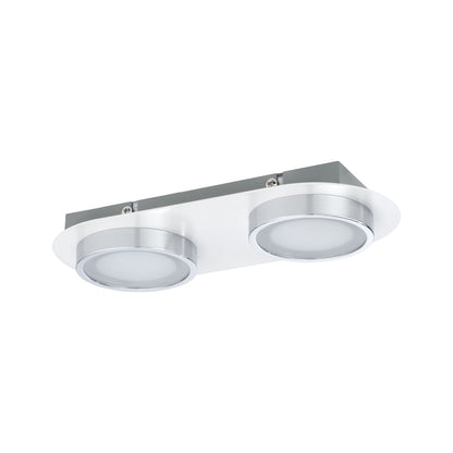 Paulmann WallCeiling Liao LED 1x9,4W Weiß matt Chrom 230V Metall
