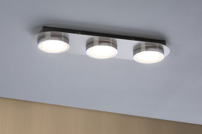 Paulmann WallCeiling Liao LED 1x14,1W Weiß matt Chrom 230V Metall