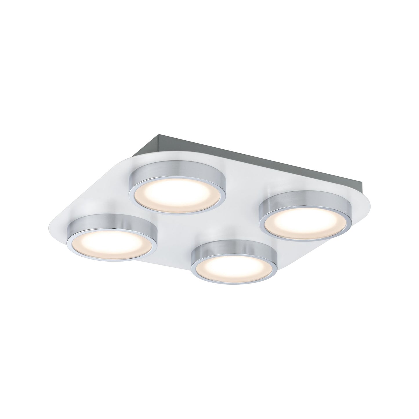 Paulmann WallCeiling Liao LED 1x18,8W Weiß matt Chrom 230V Metall