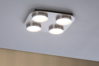 Paulmann WallCeiling Liao LED 1x18,8W Weiß matt Chrom 230V Metall