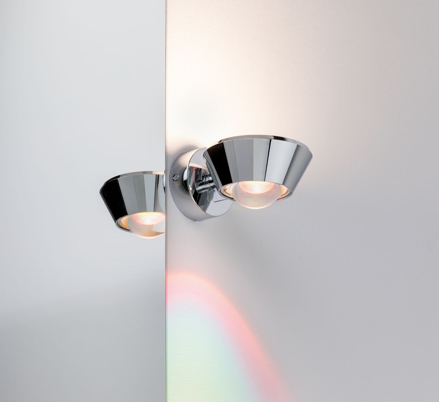 Paulmann WallCeiling Sabik IP44 LED dimmbar 13W Chrom 230V Kunststoff