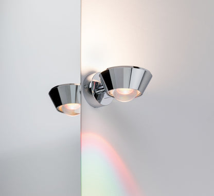 Paulmann WallCeiling Sabik IP44 LED dimmbar 13W Chrom 230V Kunststoff