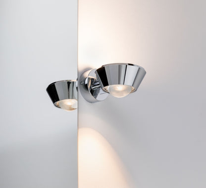 Paulmann WallCeiling Sabik IP44 LED dimmbar 13W Chrom 230V Kunststoff