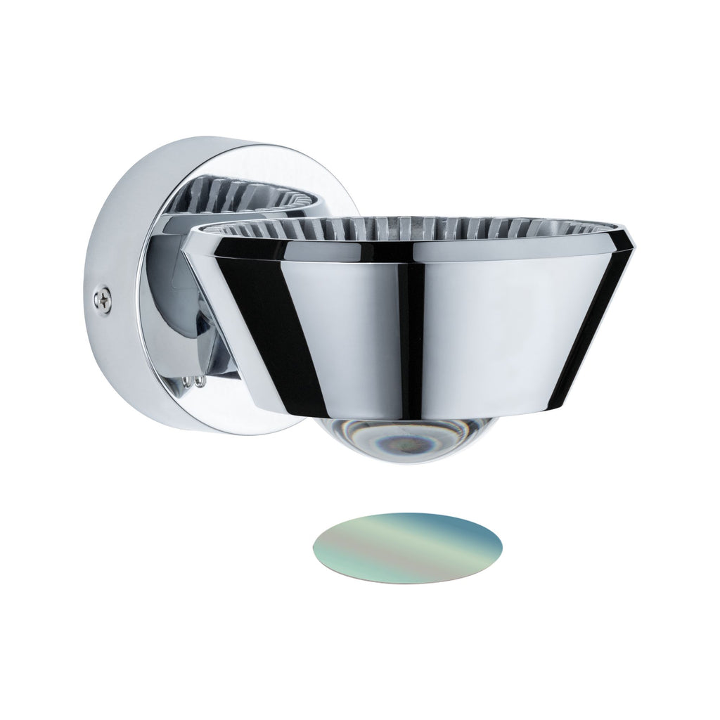 Paulmann WallCeiling Sabik IP44 LED dimmbar 13W Chrom 230V Kunststoff