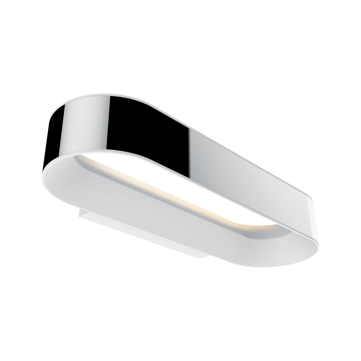 Paulmann WallCeiling Agena IP44 LED dimmbar 1x20W Chrom/Weiß matt 230V Alu/Edelstahl