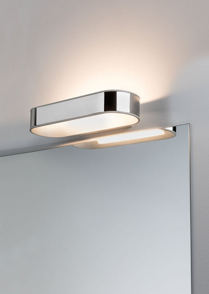 Paulmann WallCeiling Agena IP44 LED dimmbar 1x20W Chrom/Weiß matt 230V Alu/Edelstahl