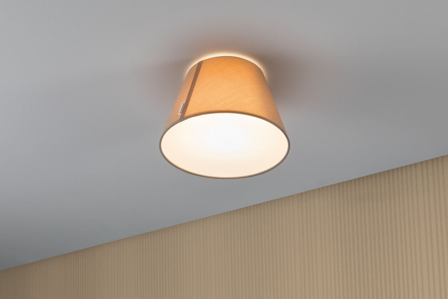 Paulmann WallCeiling Mea Deckenleuchte max.1x20W E14 Beige 230V Stoff