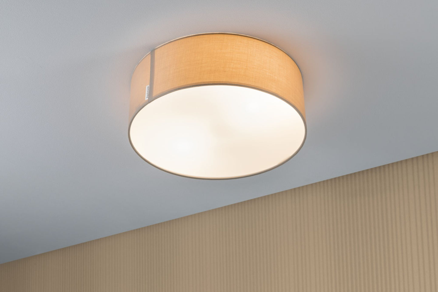 Paulmann WallCeiling Mari Deckenleuchte max.2x20W E27 Beige 230V Stoff