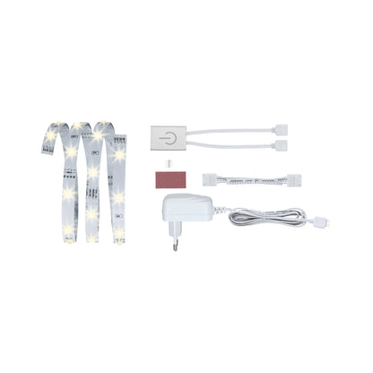 Paulmann Function YourLED Eco Comfort Set Touch Sensor 1m warmweiß 2,4W 12V DC Weiß/Kst