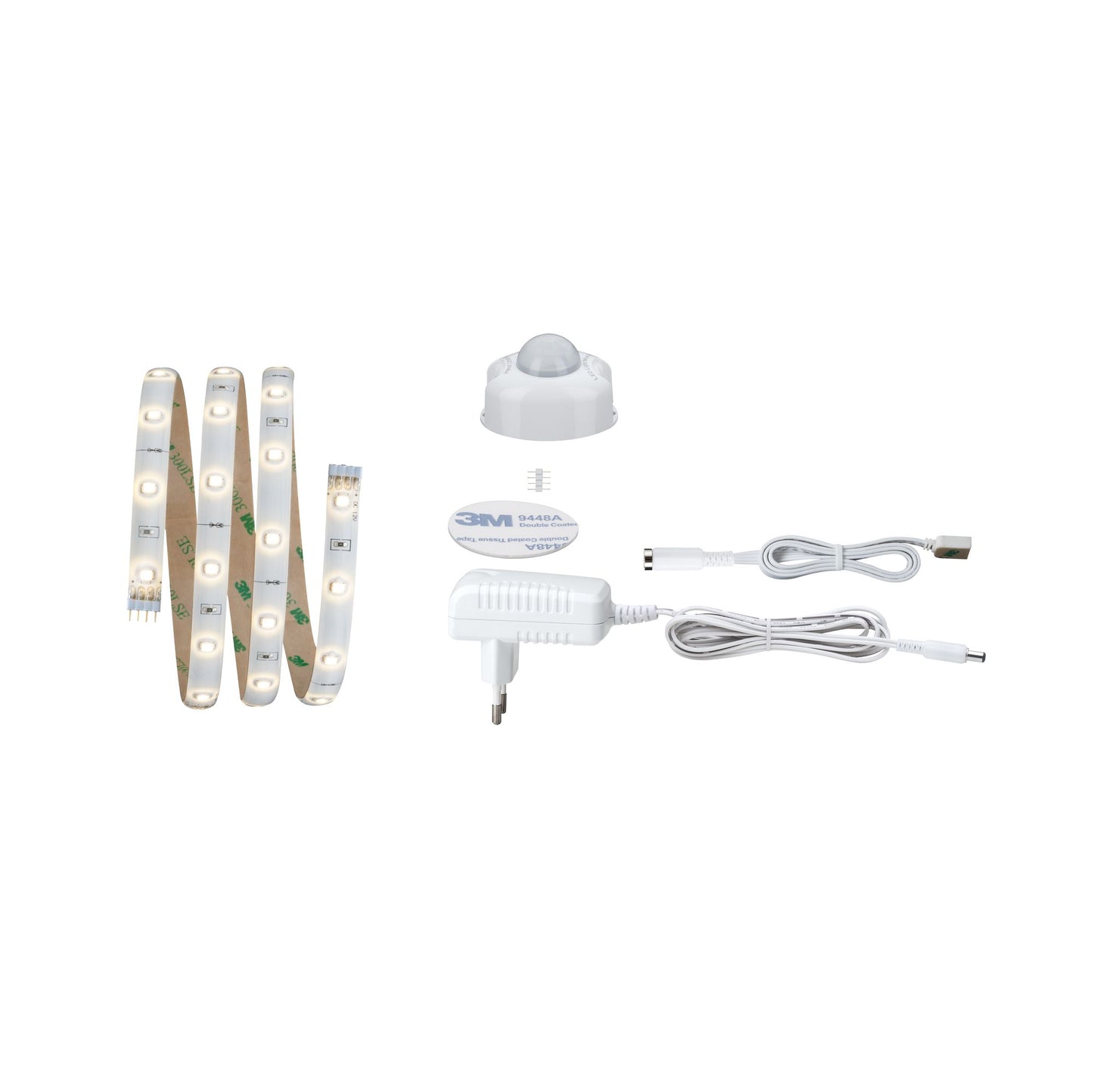 Paulmann FN YourLED Comfort Set Night PIR-Sensor 1m warmweiß 3W 12V DC Weiß Kunststoff