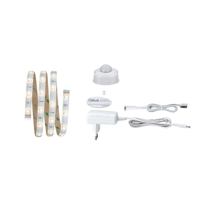 Paulmann FN YourLED Comfort Set Night PIR-Sensor 1m warmweiß 3W 12V DC Weiß Kunststoff