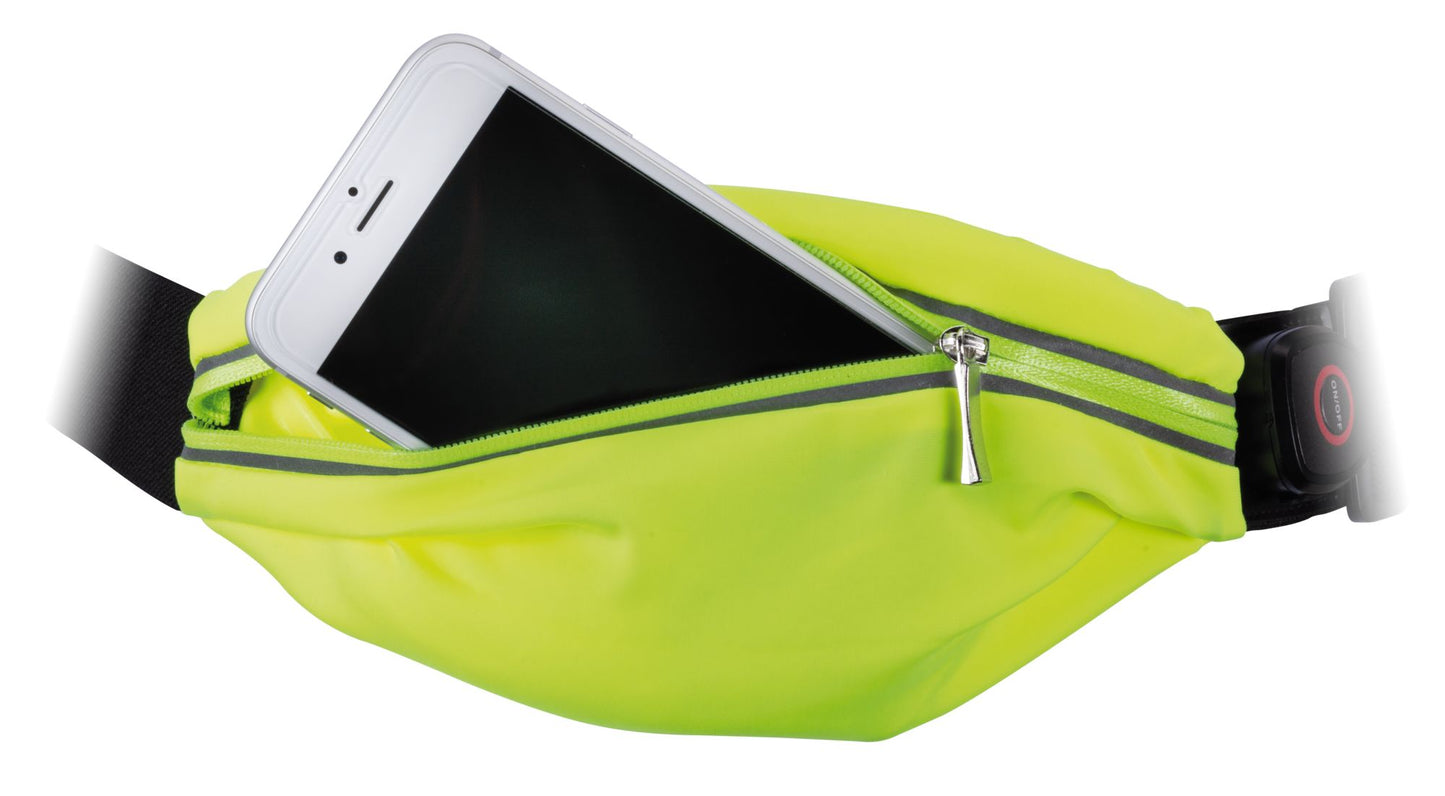 Paulmann Function waist bag yellow rechargeable green LED incl USB cable