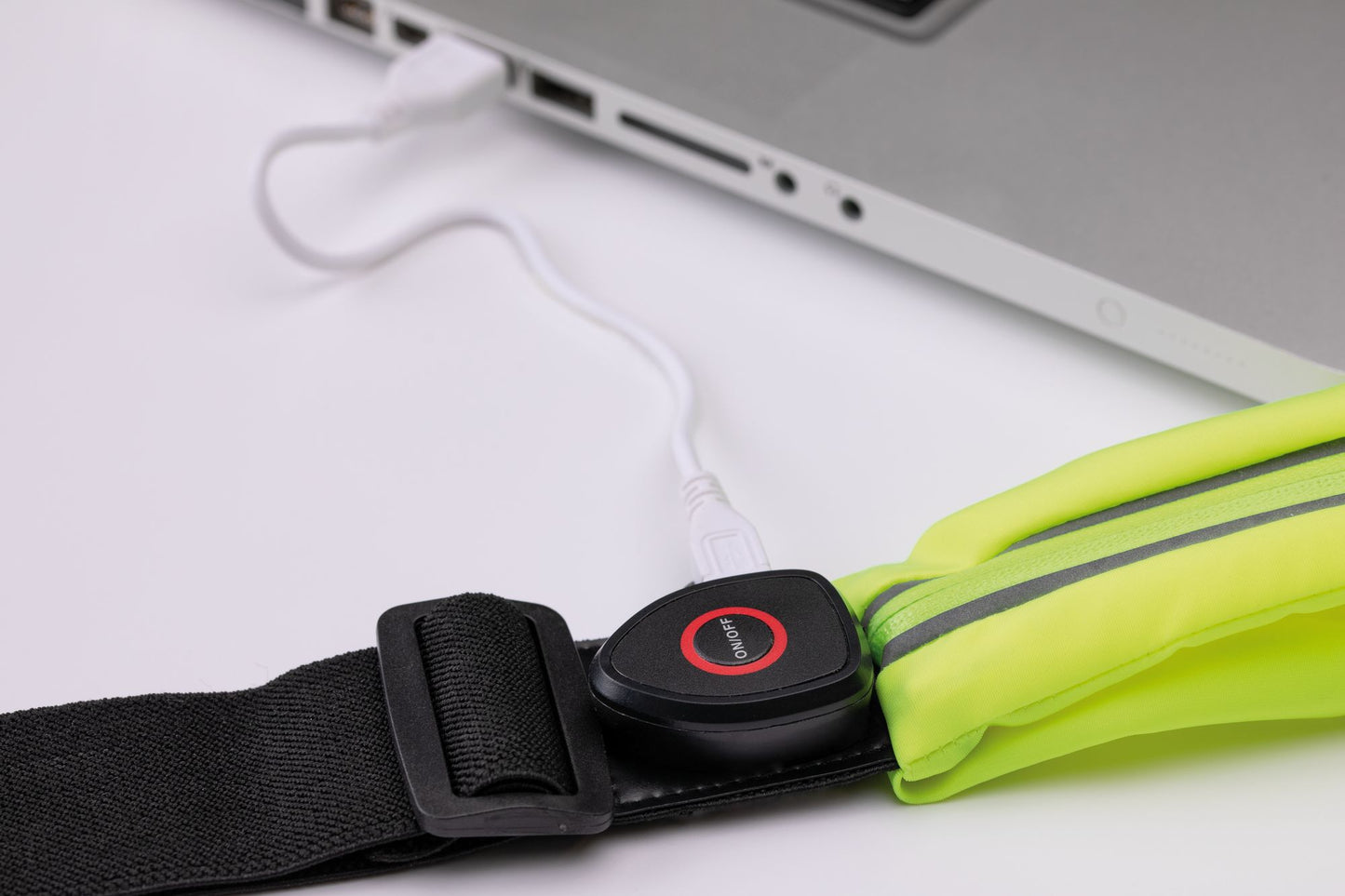 Paulmann Function waist bag yellow rechargeable green LED incl USB cable