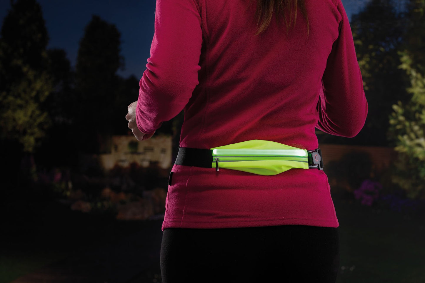 Paulmann Function waist bag yellow rechargeable green LED incl USB cable
