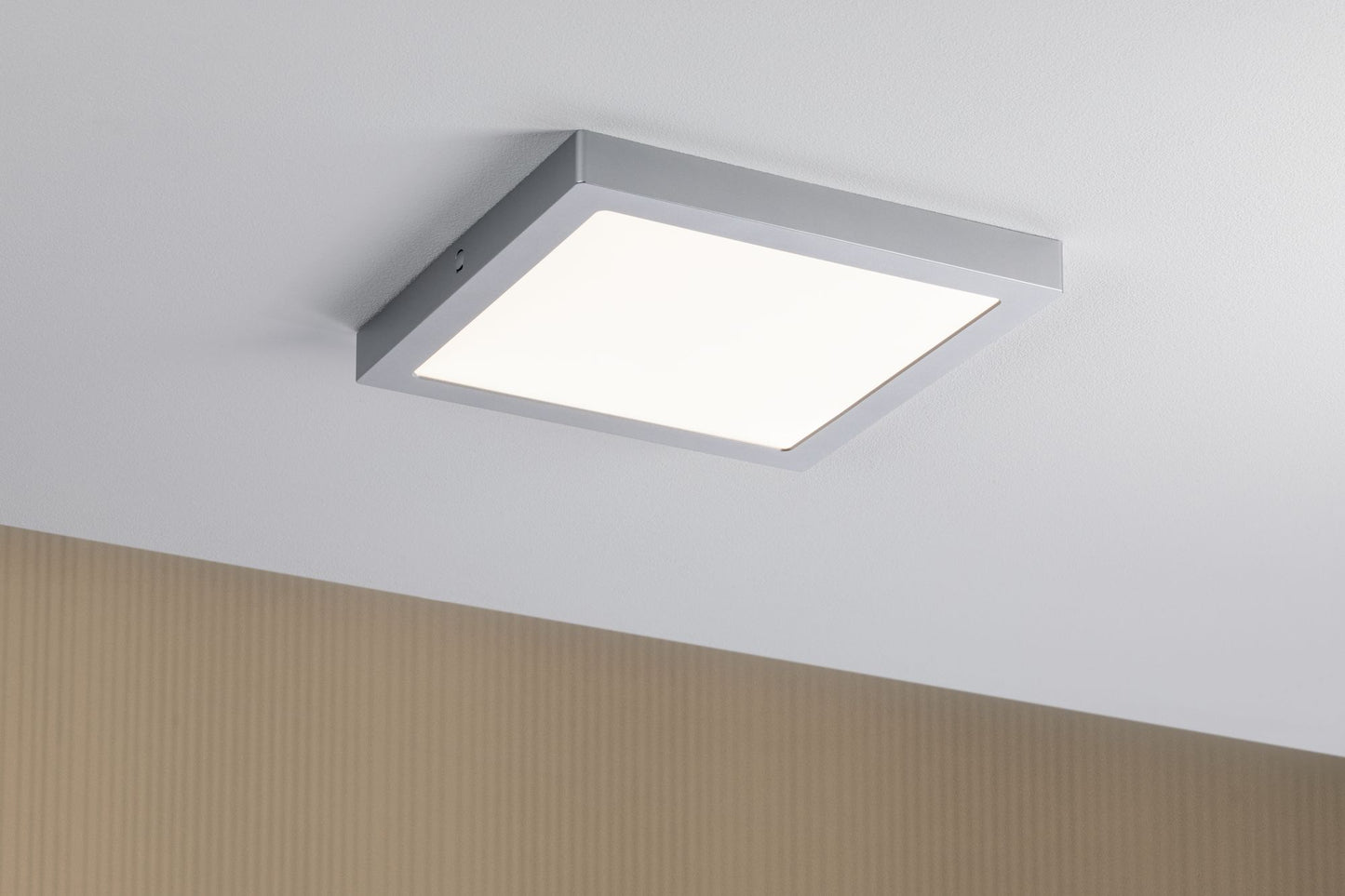 Paulmann LED Panel Abia eckig 300x300mm 22W 2.700K Chrom matt