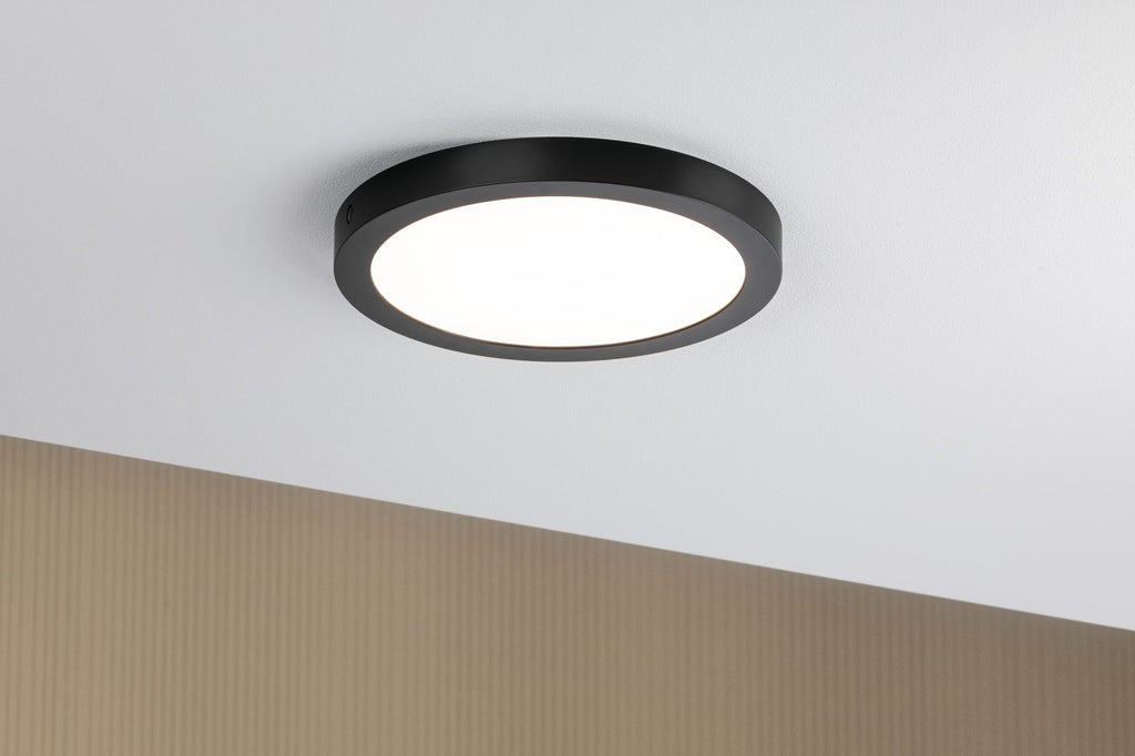 Paulmann WallCeiling Abia LED-Panel 300mm 22W Schwarz matt 230V Kunststoff
