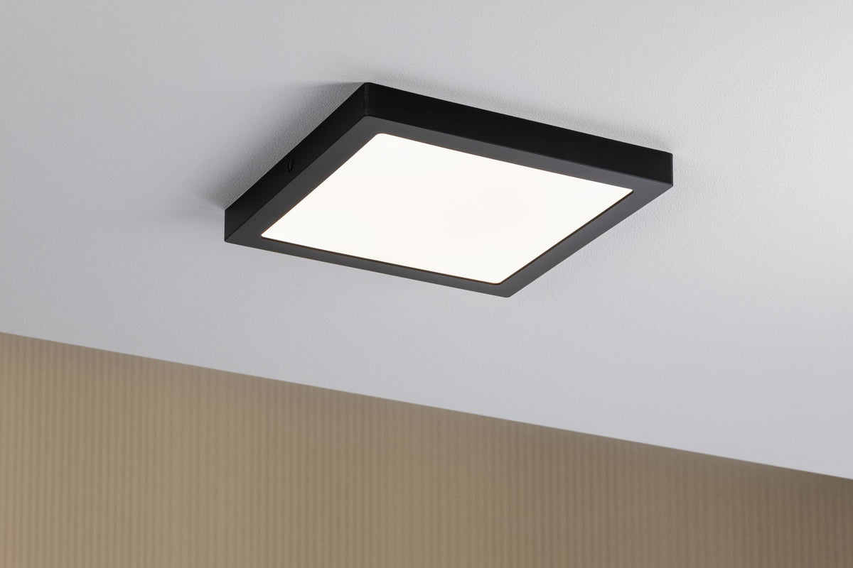 Paulmann WallCeiling Abia LED-Panel 300x300mm 22W Schwarz matt 230V Kunststoff