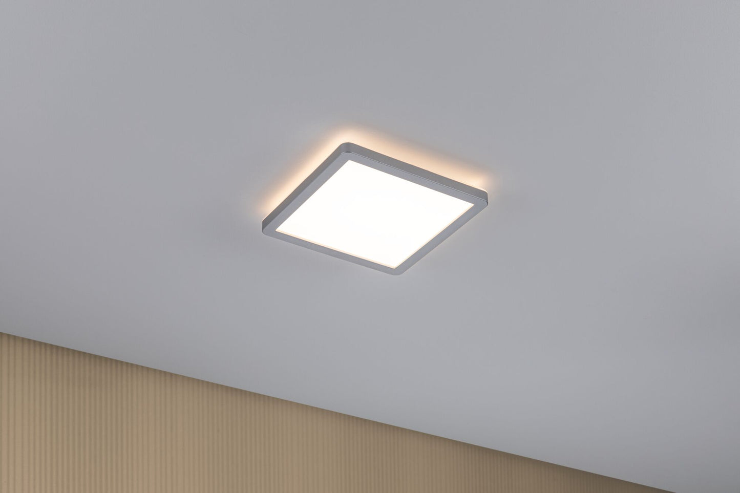 Paulmann LED Panel Atria Shine eckig 190x190mm 1360lm 3000K Chrom matt