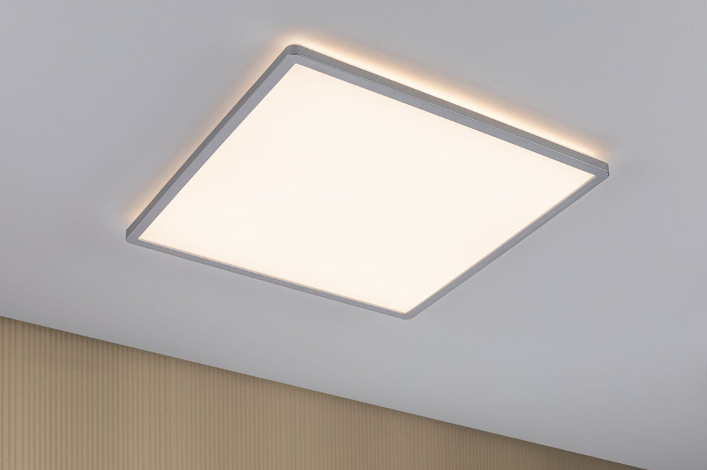 Paulmann LED Panel Atria Shine 3-Step-Dim eckig 420x420mm 2700lm 3000K Chrom matt