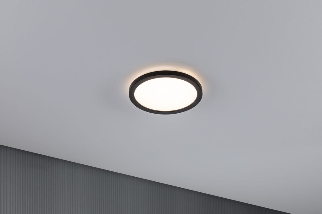 Paulmann LED Panel Atria Shine rund 190mm 1340lm 3000K Schwarz