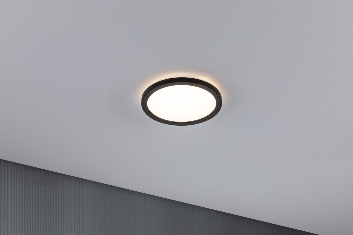 Paulmann LED Panel Atria Shine rund 190mm 1340lm 3000K Schwarz
