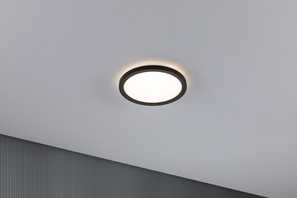 Paulmann LED Panel Atria Shine rund 190mm 1340lm 3000K Schwarz