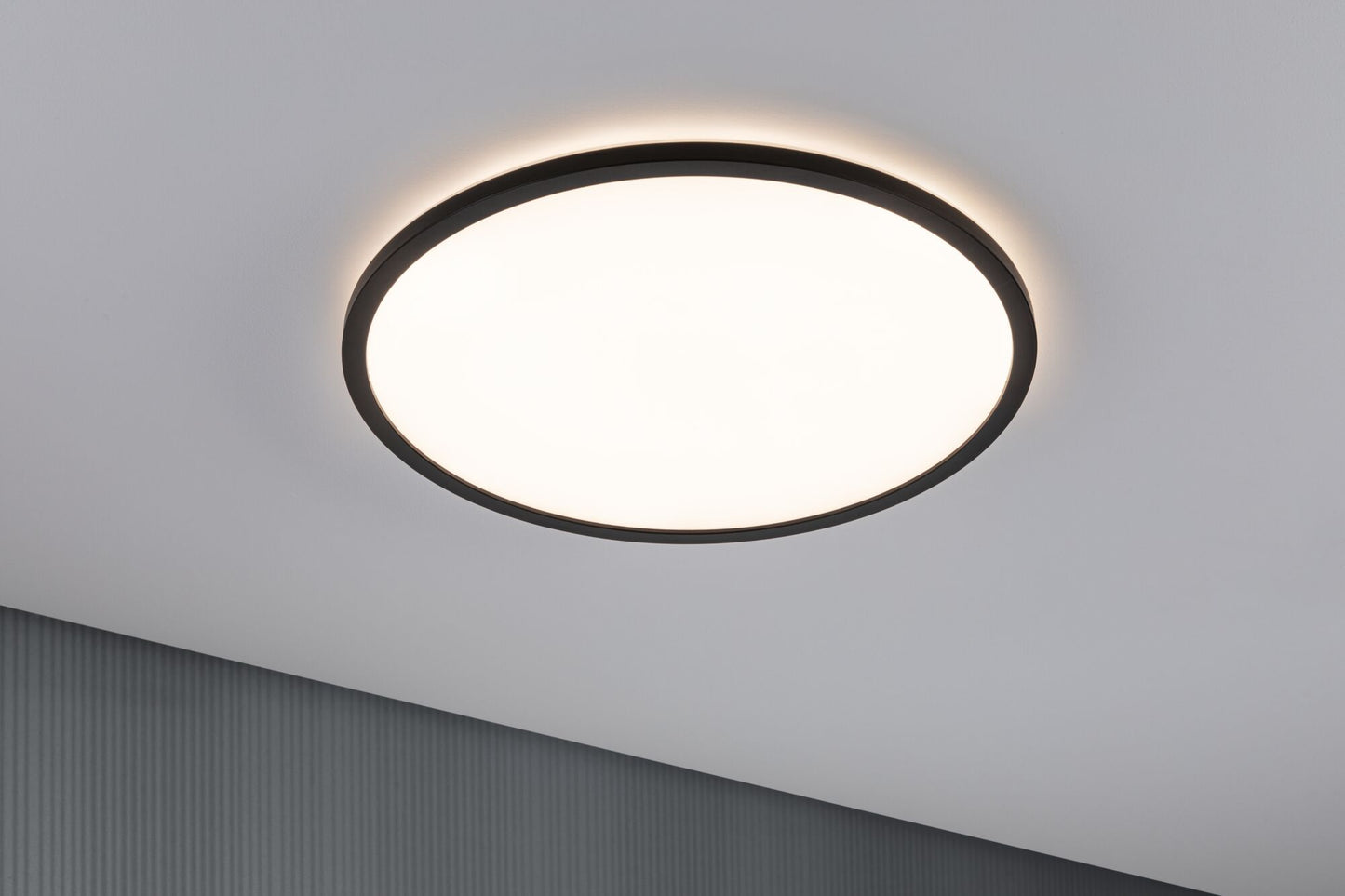 Paulmann LED Panel Atria Shine 3-Step-Dim rund 420mm 2300lm 3000K Schwarz