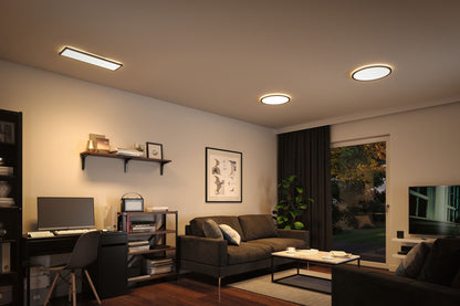 Paulmann LED Panel Atria Shine 3-Step-Dim rund 420mm 2300lm 3000K Schwarz
