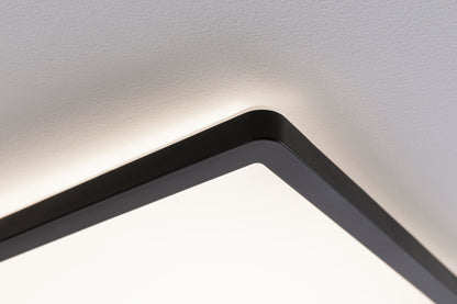 Paulmann LED Panel Atria Shine eckig 190x190mm 1360lm 3000K Schwarz