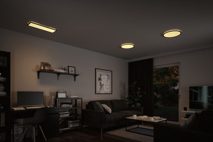 Paulmann LED Panel Atria Shine 3-Step-Dim eckig 420x420mm 2700lm 3000K Schwarz