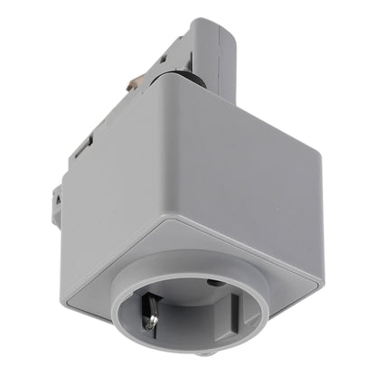 Deko-Light D Line Steckdosenadapter, Hellgrau