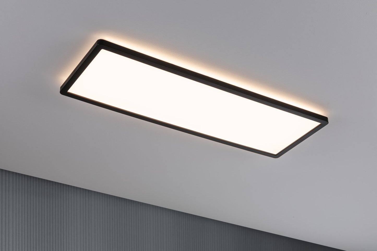 Paulmann LED Panel Atria Shine 3-Step-Dim eckig 580x200mm 2700lm 3000K Schwarz