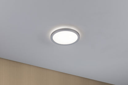 Paulmann LED Panel Atria Shine rund 190mm 850lm 4000K Chrom matt