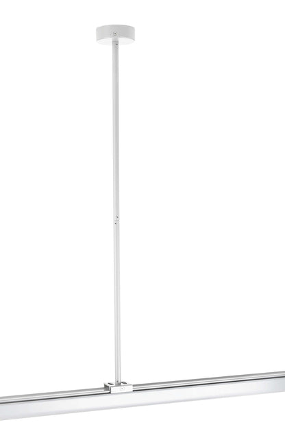 Deko-Light Deckenabhängung starr (63,5cm) für 3-Phasen Leuchte D Line  Verkehrsweiß RAL 9016