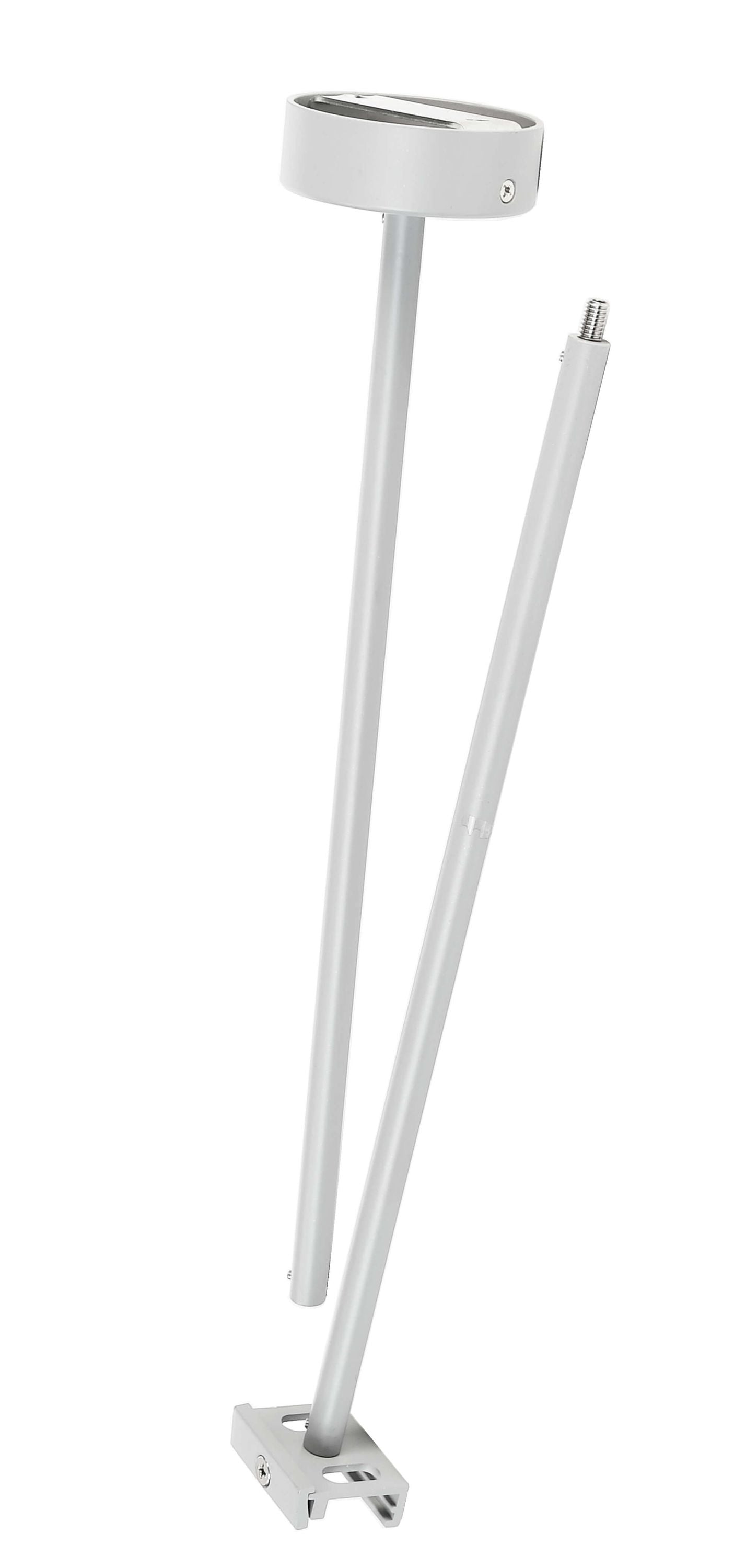 Deko-Light Deckenabhängung starr (63,5cm) für 3-Phasen Leuchte D Line  Verkehrsweiß RAL 9016