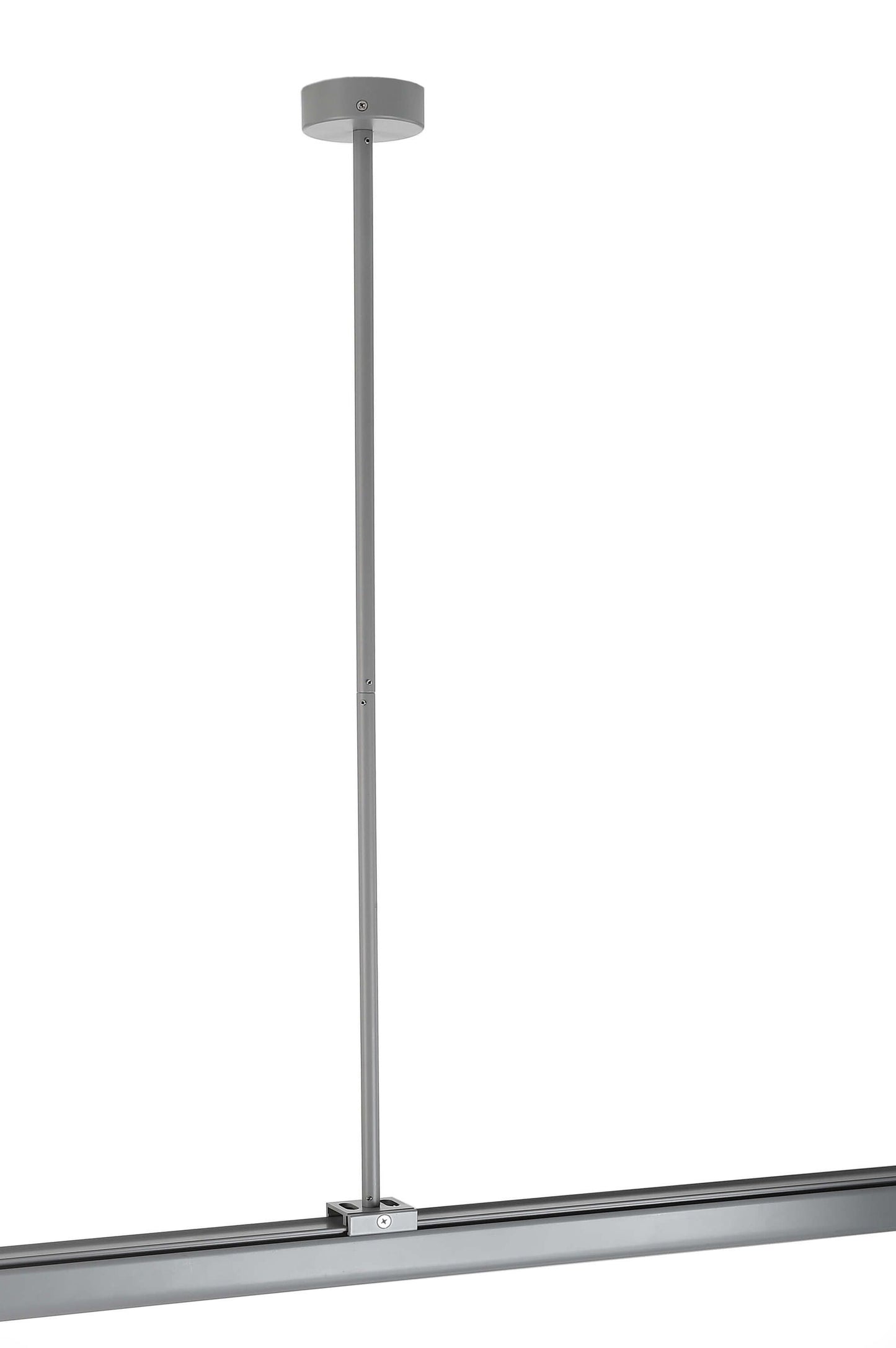 Deko-Light Deckenabhängung starr (63,5cm) für 3-Phasen Leuchte D Line  Fenstergrau RAL 7040