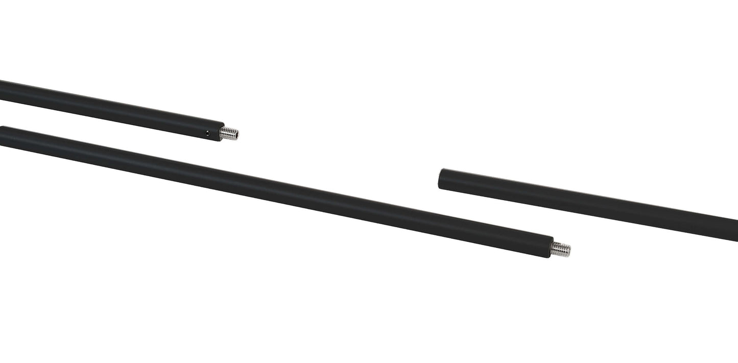 Deko-Light Verlängerung für Deckenabhängung starr (30cm) für 3-Phasen Leuchte D Line  Graphitschwarz RAL 9011