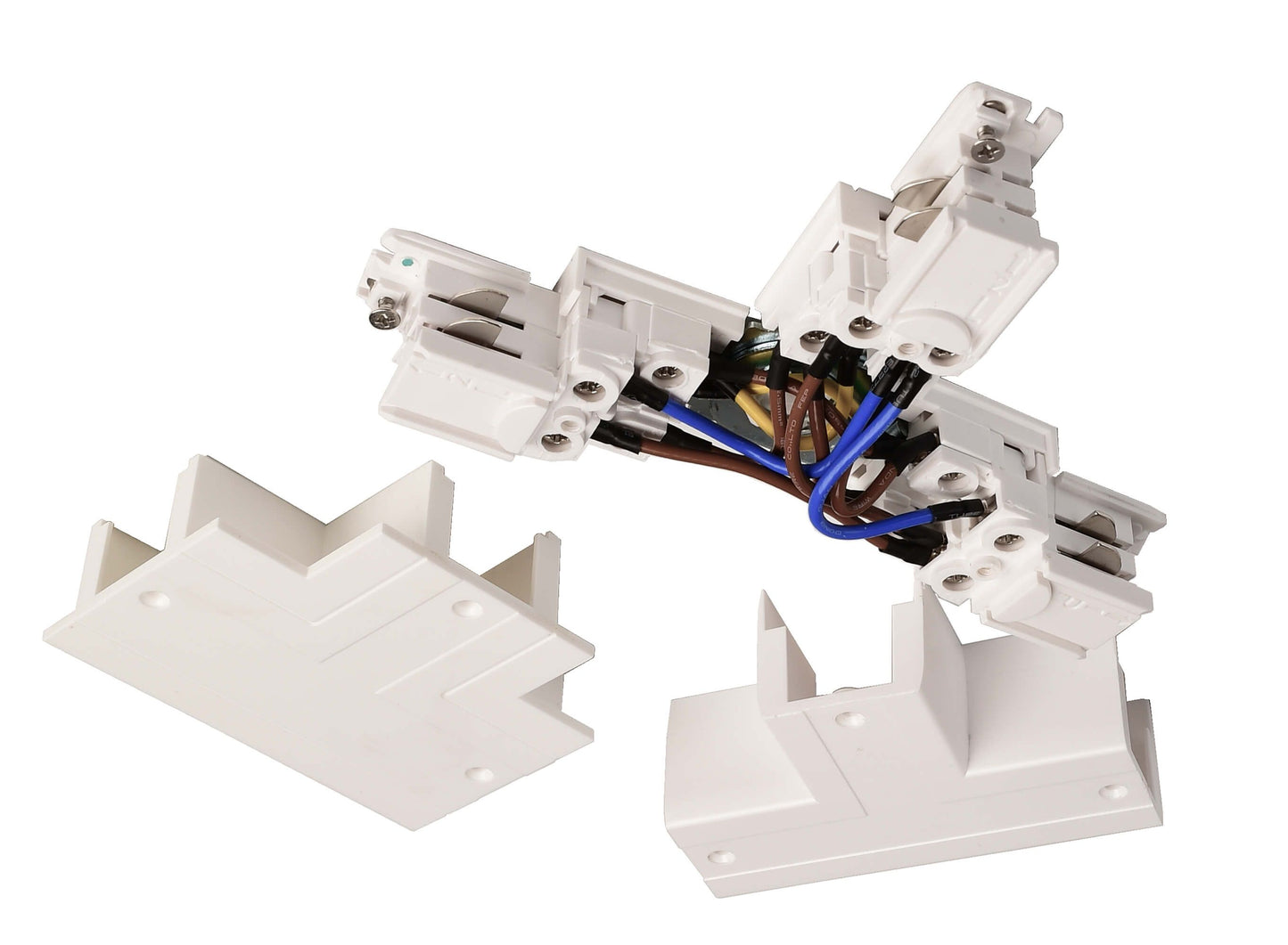 Deko-Light D Line Abdeckblende T-Verbinder  Verkehrsweiß RAL 9016