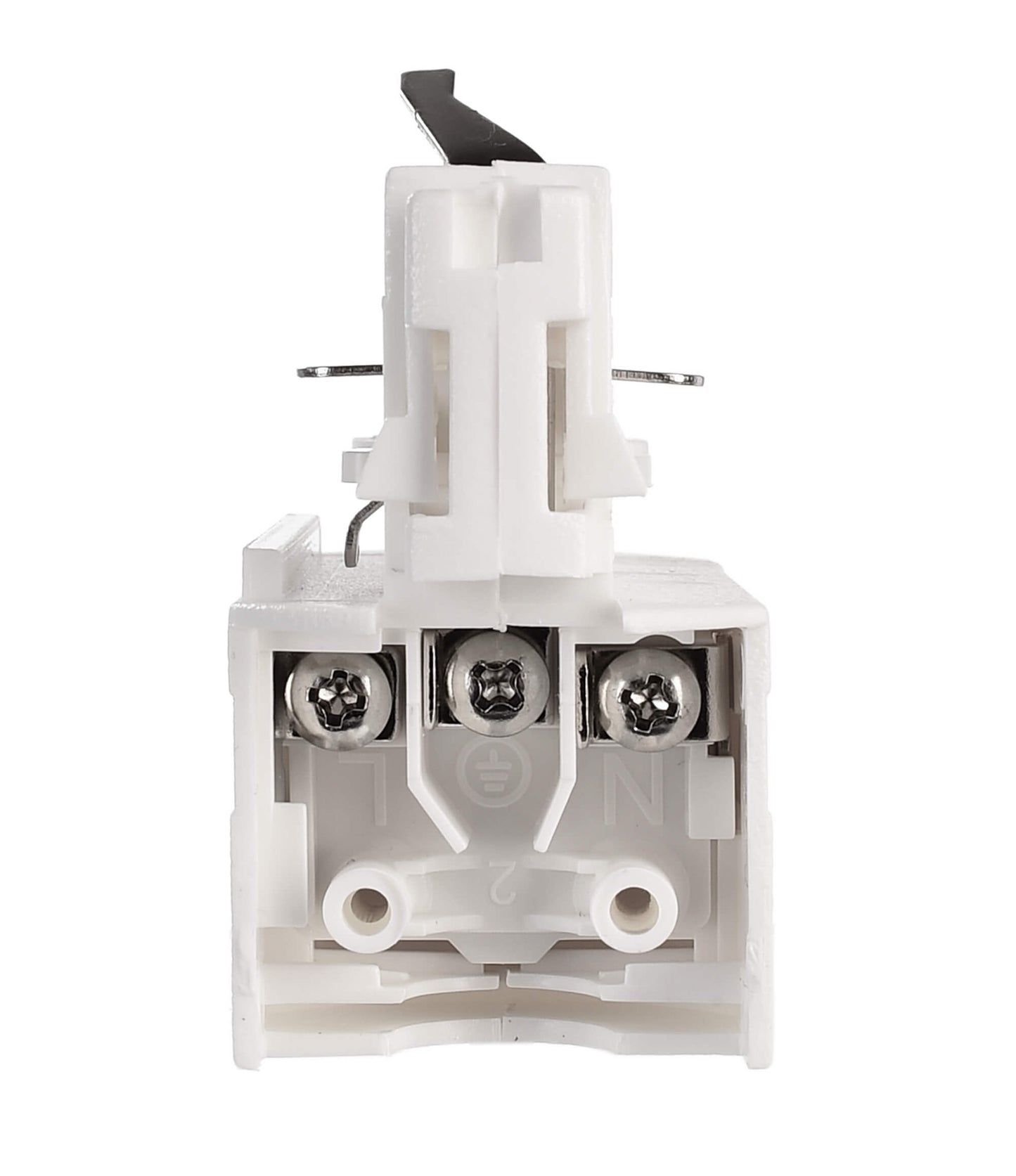 Deko-Light D Line 3-Phasen Adapter für Leuchtenmontage inkl. Montagezubehör  Verkehrsweiß RAL 9016