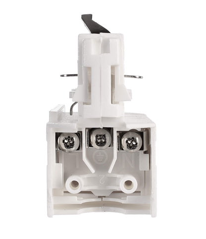 Deko-Light D Line 3-Phasen Adapter für Leuchtenmontage inkl. Montagezubehör  Verkehrsweiß RAL 9016