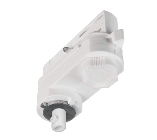 Deko-Light D Line 3-Phasen Adapter für Leuchtenmontage inkl. Montagezubehör  Verkehrsweiß RAL 9016