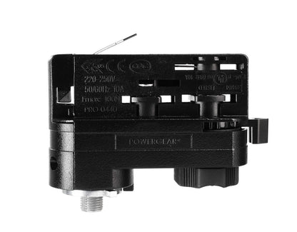 Deko-Light D Line 3-Phasen Adapter für Leuchtenmontage inkl. Montagezubehör  Graphitschwarz RAL 9011