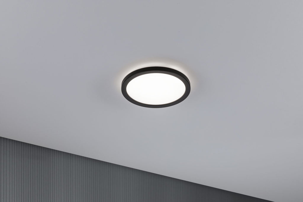 Paulmann LED Panel Atria Shine rund 190mm 850lm 4000K Schwarz